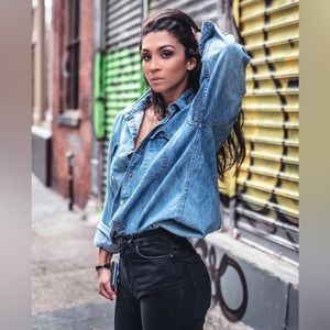 The Vintage Twin x Banana Republic denim button up